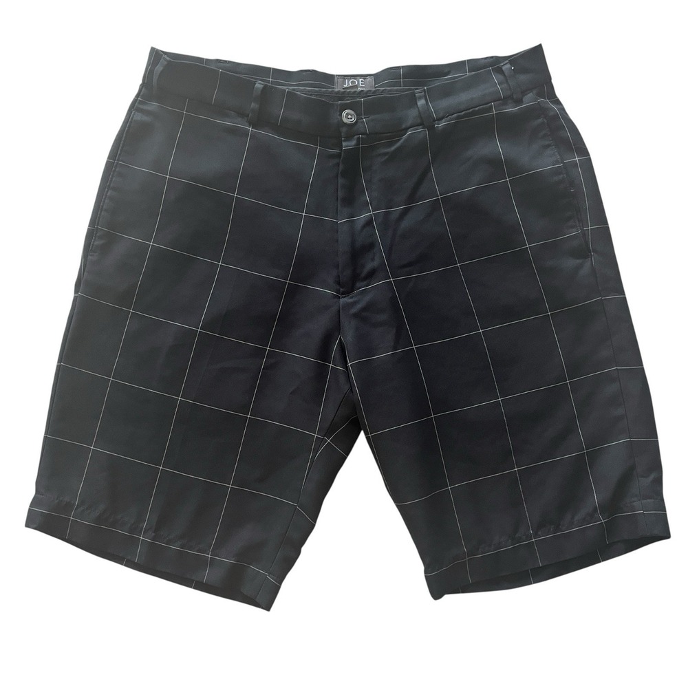 Joseph Abboud Men's Size 34 Black Check Shorts Pocket Button Classic Capsule